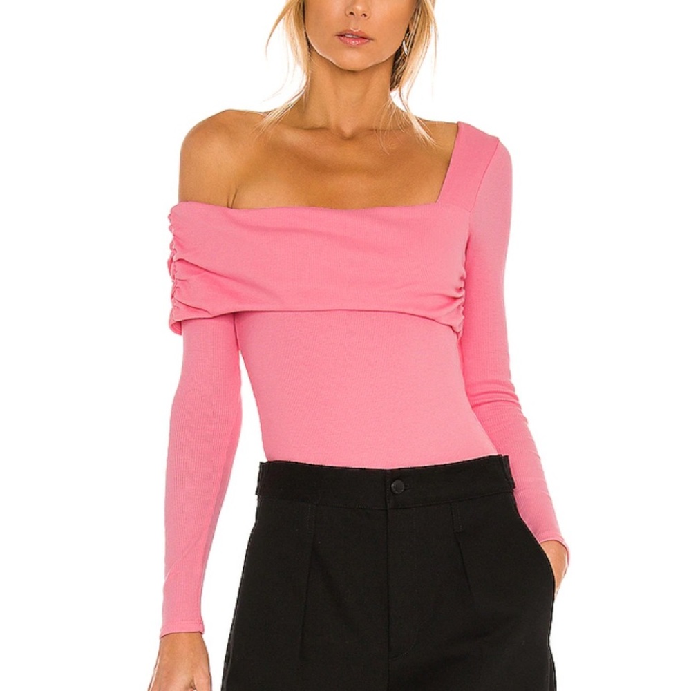 LOVERS AND FRIENDS Florence Bodysuit in Bright Pink size SMALL